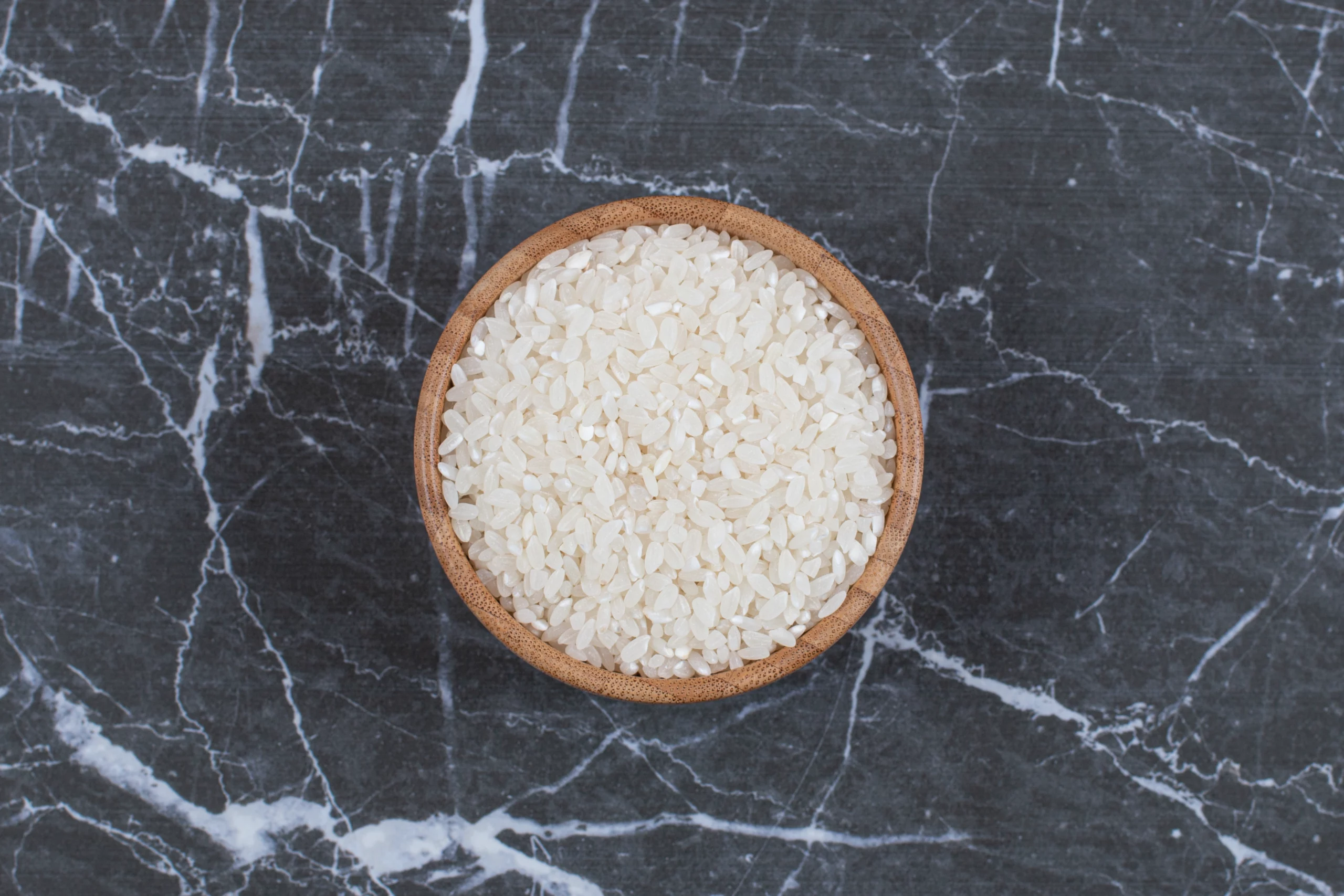 riz blanc dans un bol Riz blanc